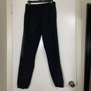 ADIDAS Yeezy Calabasas Black Jogger logo track pants men small
